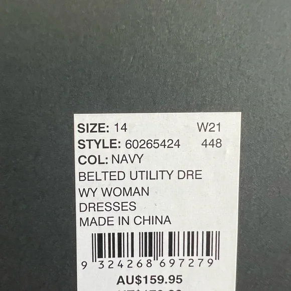 Witchery Dress Navy - Picture 5 of 5